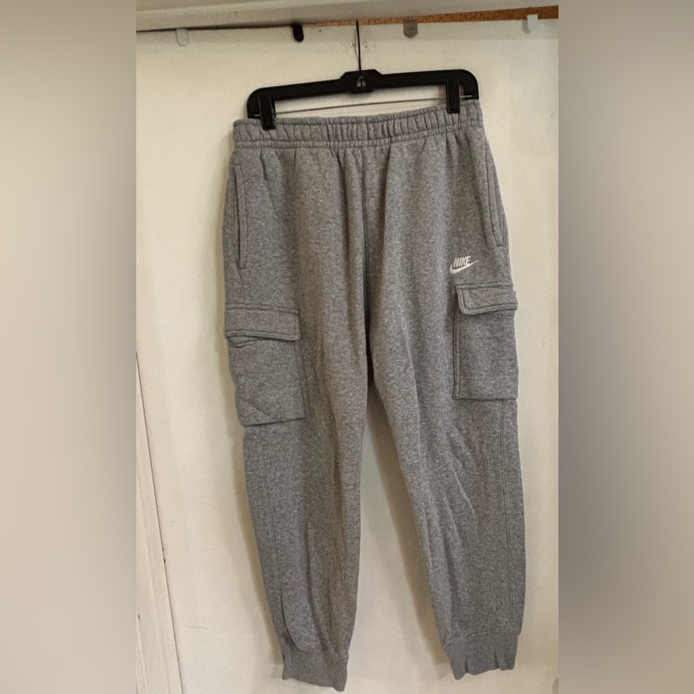 Nike Heather Gray Fleece Pants